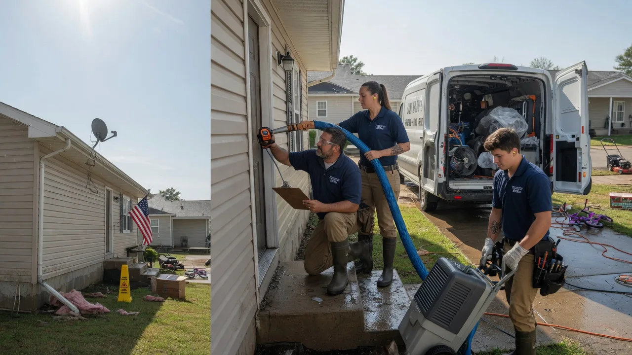 Ceiling Water Damage Restoration in Council Bluffs, IA near me